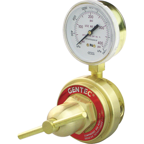 Gentec 853LF-125 Medium-to-Heavy-Duty Pipeline Regulator, Propane, 1/4" NPT(F) Port Inlet