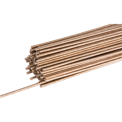 Weldcote Metals SIB332X36T 36" Cut Length Welding Wire, 3/32", Silicone Bronze