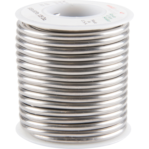 Weldcote Metals 5050RC18X1SP Common Solder, Lead-Based, 50% Tin 50% Lead, Rosin Core, 0.125" Dia.