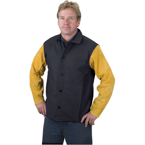 Weld-Mate TTV015 Welding Jacket, Proban, X-Large, Black