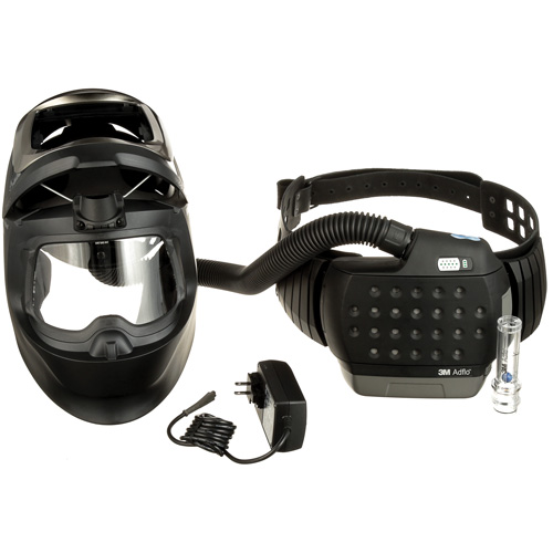 3M 7100262933 Adflo Powered Air Purifying Respirator, Welding Helmet, Lithium-Ion Battery