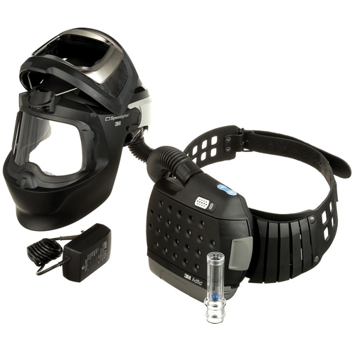 3M 7100262933 Adflo Powered Air Purifying Respirator, Welding Helmet, Lithium-Ion Battery