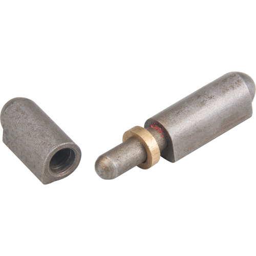 Aurora Tools TTV434 Weld-On Hinge, 0.315" Dia. x 1.969" L, Mild Steel w/Fixed Steel Pin