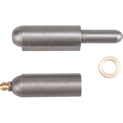 Aurora Tools TTV438 Weld-On Hinge, 0.63" Dia. x 3.937" L, Mild Steel w/Fixed Steel Pin