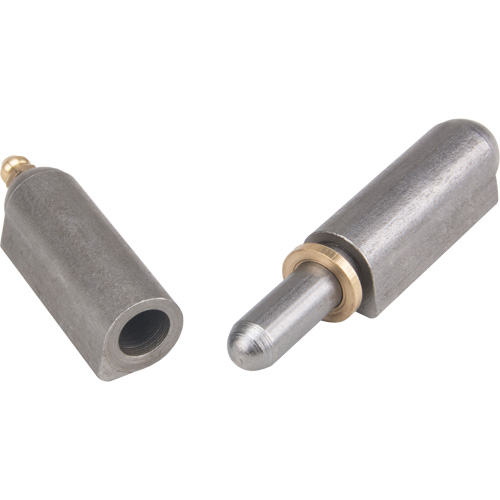 Aurora Tools TTV438 Weld-On Hinge, 0.63" Dia. x 3.937" L, Mild Steel w/Fixed Steel Pin