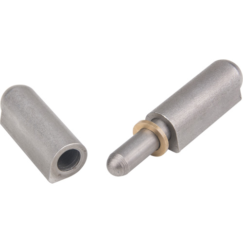 Aurora Tools TTV439 Weld-On Hinge, 0.63" Dia. x 3.397" L, Mild Steel w/Fixed Steel Pin