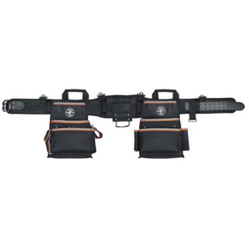 Klein Tools 55427 Tradesman Pro Electrician's Tool Belt, Nylon, Black