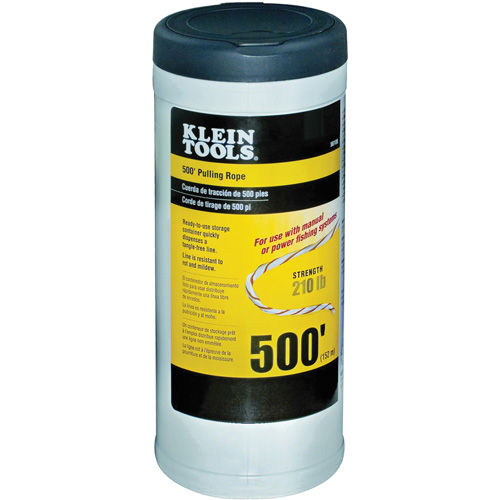 Klein Tools 56108 Corde de tirage en polypropyl&egrave;ne, Polypropyl&egrave;ne, 500'