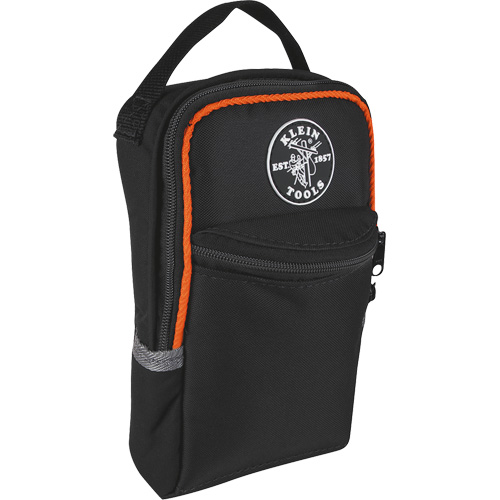 Klein Tools 69407 Mallette de transport Tradesman Pro, Polyester, 2 pochettes, Noir/Orange