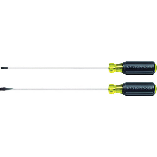 Klein Tools 85072 Long Blade Screwdriver Set, 2 Pcs.