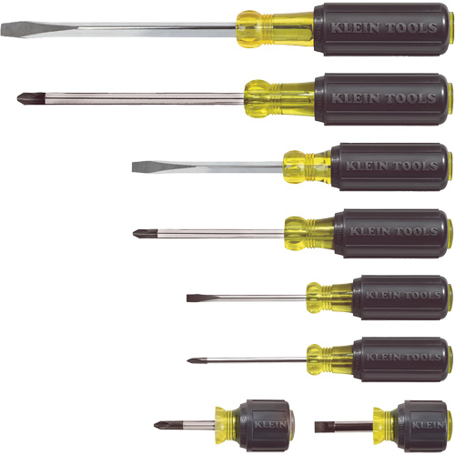 Klein Tools 85078 Multi-Application Screwdriver Set, 8 Pcs.