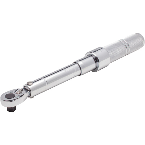 Proto J6064C Micrometer Torque Wrench, Click, 3/8" Square Drive, 40 - 200 in lbs.
