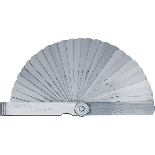 General Tools 230 Jauge d'&eacute;paisseur &agrave; feuilles droites