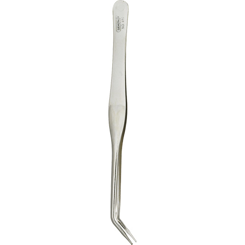 General Tools 415 Utility Tweezers with Curved Tip