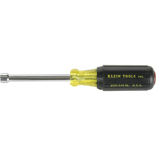 Klein Tools 630-9/16 Nut Drivers - 3" Shafts, 9/16" Drive, 9-3/8" L, Non Magnetic