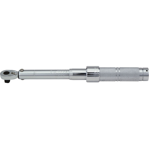 Proto J6014C Ratcheting Head Micrometer Torque Wrench, Click, 1/2" Square Drive, 50 - 250 lbf. Ft