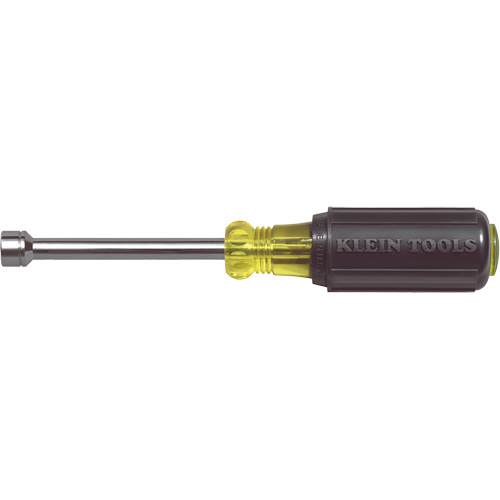 Klein Tools 630-9MM Metric Nut Driver, 9 mm Drive, 6-3/4" L, Non Magnetic