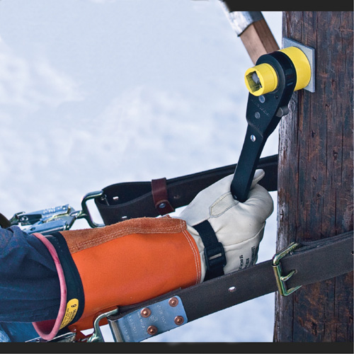 Klein Tools KT151T Cl&eacute; &agrave; cliquet de monteur de lignes