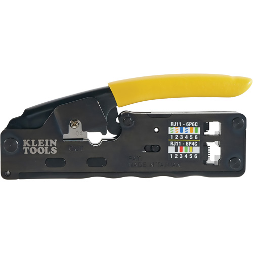 Klein Tools VDV226-107 Compact Ratcheting Modular Crimper