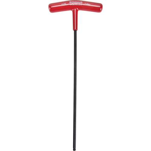 Bondhus 13160-BON Individual Hex Keys - Metric, Ball End, 4 mm x 8.7" L, T Handle