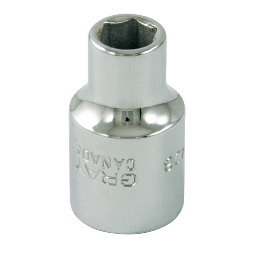 Gray Tools TH18 Socket, 9/16", 3/8" Drive, 6 Points
