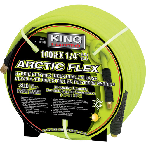 King Canada K-10014H 100' Hybrid Polymer Industrial Air Hose