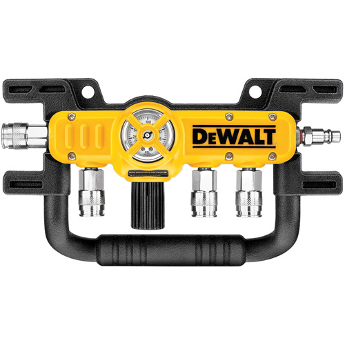 DEWALT D55040 Quadraport 4-Port Line Splitter with Regulator