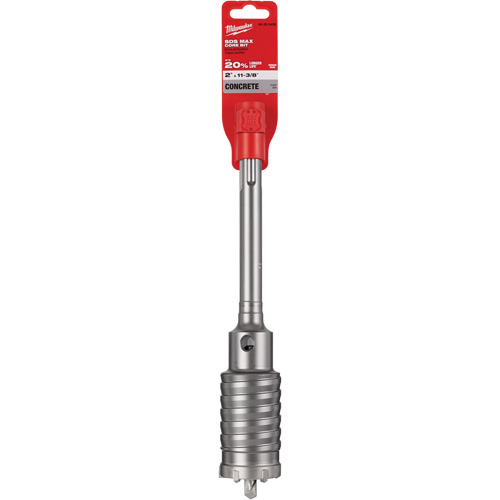Milwaukee 48-20-5408 One Piece SDS-Max Shank Core Drill Bit, 2", 3" Depth of Cut