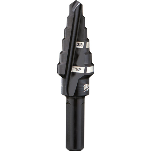 Milwaukee 48-89-9206 Foret &eacute;tag&eacute; no 6, 3/8" - 1/2", Incr&eacute;ments de 1/16", Acier rapide