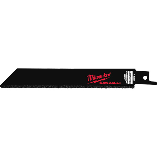 Milwaukee 48-00-1431 Grit Sawzall&reg; Blade, Carbide, 9" L x 3/4" W