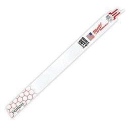 Milwaukee 48-00-5714 The Torch Sawzall&reg; Blade, Bi-Metal, 10 TPI, 12" L x 1" W