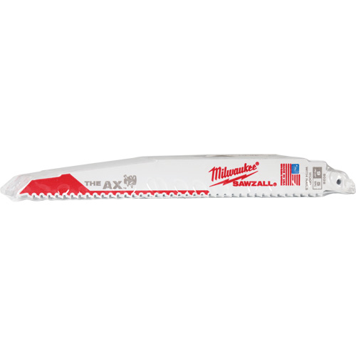 Milwaukee 48-01-2026 The Ax Sawzall&reg; Blade, Bi-Metal, 5 TPI, 9" L x 1" W
