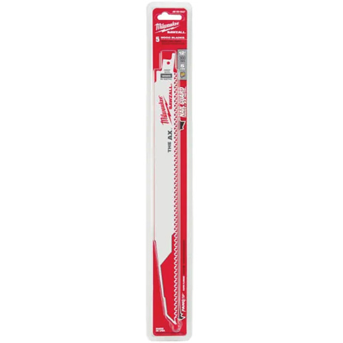 Milwaukee 48-01-2027 The Ax Sawzall&reg; Blade, Bi-Metal, 5 TPI, 6" L x 1" W
