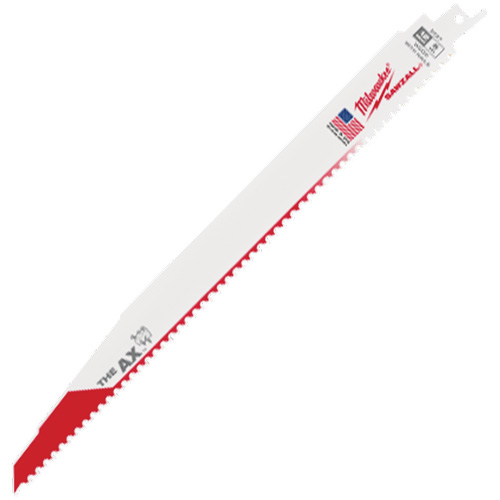 Milwaukee 48-01-2027 The Ax Sawzall&reg; Blade, Bi-Metal, 5 TPI, 6" L x 1" W
