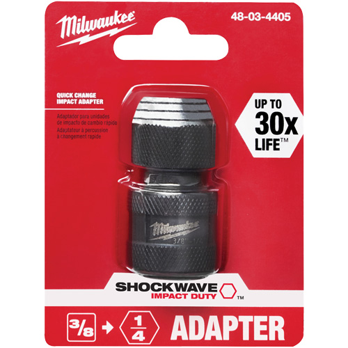 Milwaukee 48034405 Shockwave Impact Driver 3/8" Square to 1/4" Hex