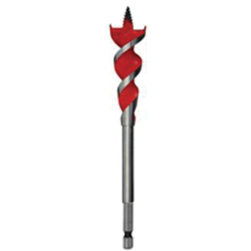 Milwaukee 48-13-0108 Speed Feed Wood Bit, 1-1/4", 6-1/2" Length, 1/4" Hex Shank