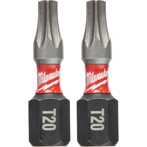 Milwaukee 48-32-4414CAN Shockwave Insert Bits, Torx, T-20, 1/4" Drive