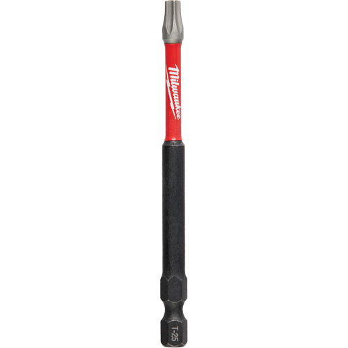 Milwaukee 48-32-4561CAN Tr&eacute;pan &agrave; choc Shockwave, Torx, Embout T-25, Prise 1/4", Longueur 3-1/2"