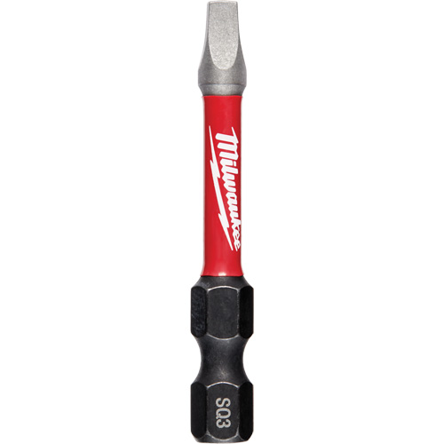Milwaukee 48-32-4773 Embouts &agrave; percussion Shockwave Impact-Duty, Carr&eacute;e, Embout #3, Longueur 2"