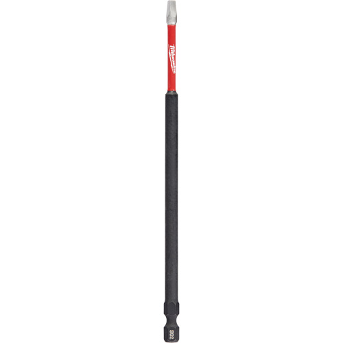 Milwaukee 48-32-4815 Tr&eacute;pan &agrave; choc Shockwave, Carr&eacute;e, Embout #2, Prise 1/4", Longueur 6"