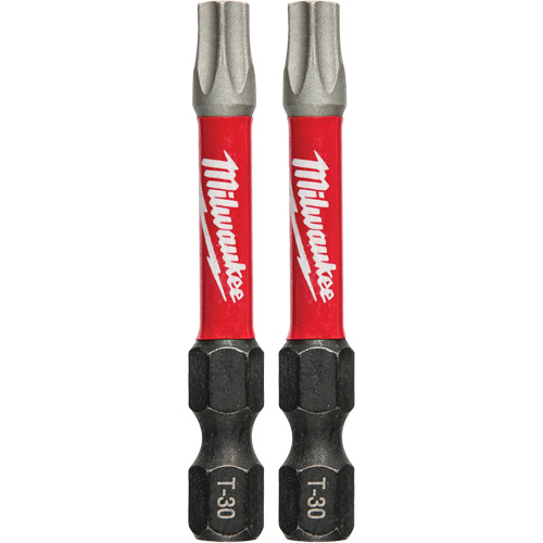 Milwaukee 48-32-4914 Shockwave Impact Power Bits, Torx, T-30 Tip, 1/4" Drive Size, 2" Length
