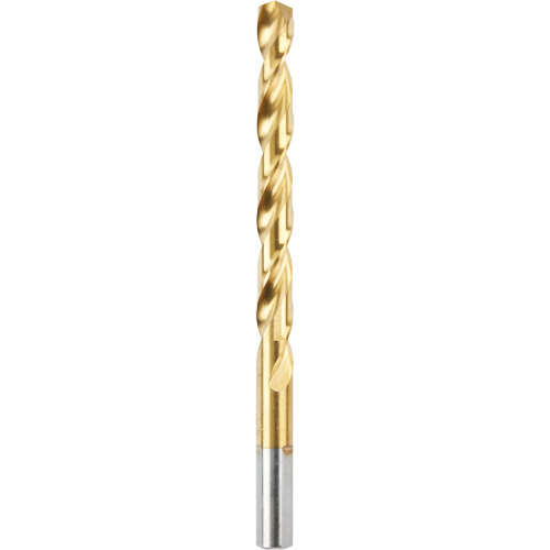 Milwaukee 48-89-2216 Foret s&eacute;rie courte Thunderbolt, Acier rapide, 19/64", 4-3/8" lo, 3-1/16" Cannelure, 135° Angle