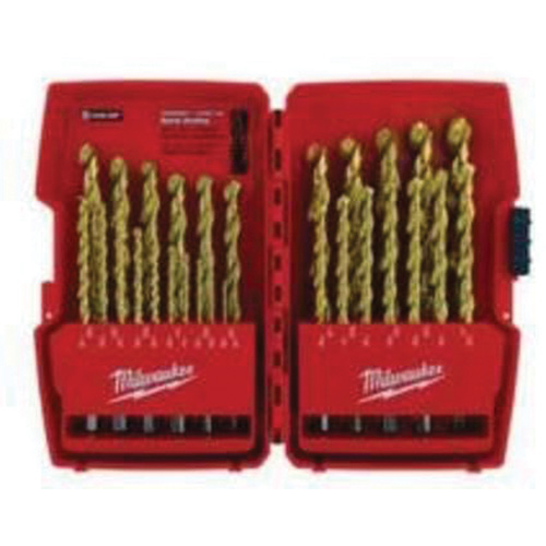 Milwaukee 48-89-0012 Thunderbolt&reg; Drill Bit Set, 29 Pieces, High Speed Steel