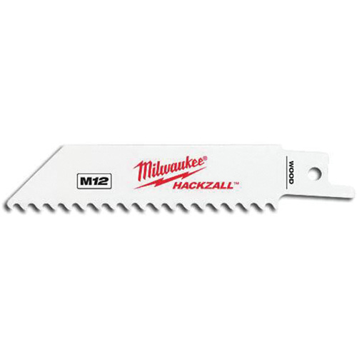Milwaukee 49-00-5460 Lame M12 Hackzall, Bim&eacute;tal, 5 Dents par pouce, 4" lo x 3/4" la