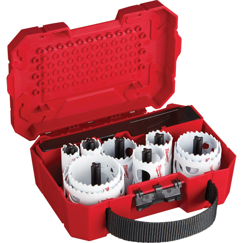 Milwaukee 49-22-4025 Trousse de scies-cloches Hole Dozer d'usage g&eacute;n&eacute;ral, 13 morceaux