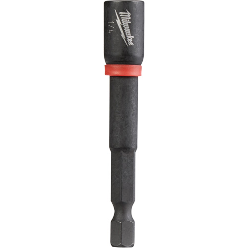 Milwaukee 49-66-4532 Tourne-&eacute;crou Shockwave Impact Duty, Embout 1/4", Prise 1/4", 2-9/16" lo, Magn&eacute;tique