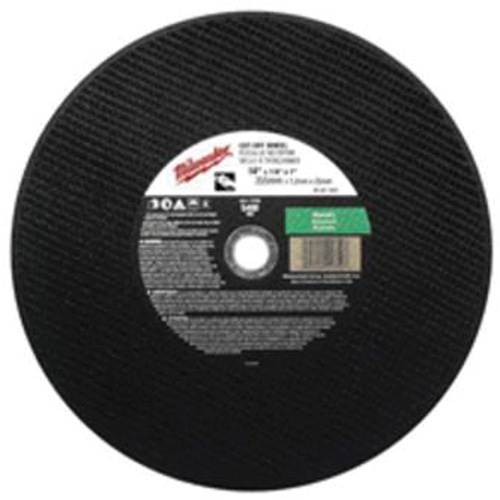 Milwaukee 49-94-1480 Premium Cut-Off Wheels, 14" x 1/8", 20 mm Arbor, Type 1, Silicon Carbide, 5400 RPM