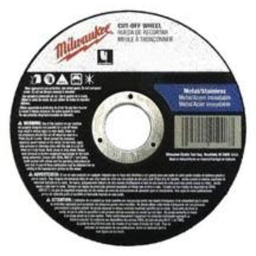 Milwaukee 49-94-4500 Meules &agrave; tronçonner d'usage g&eacute;n&eacute;ral, 4-1/2" x 0,045", Arbre de 7/8", Type 1, Oxyde d'aluminium, 13580 Tr/min