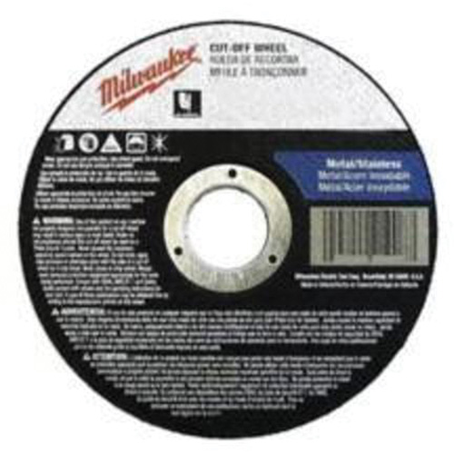Milwaukee 49-94-4505 Depressed Centre Cut-Off Wheels, 4-1/2" x 0.045", 7/8" Arbor, Type 27, Aluminum Oxide, 13580 RPM