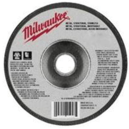 Milwaukee 49-94-6305 Meules &agrave; tronçonner d'usage g&eacute;n&eacute;ral, 6" x 0,045", Arbre de 7/8", Type 27, Oxyde d'aluminium, 10185 Tr/min
